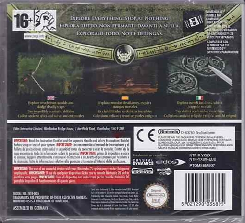 Tomb Raider Underworld - Nintendo DS (A Grade) (Genbrug)